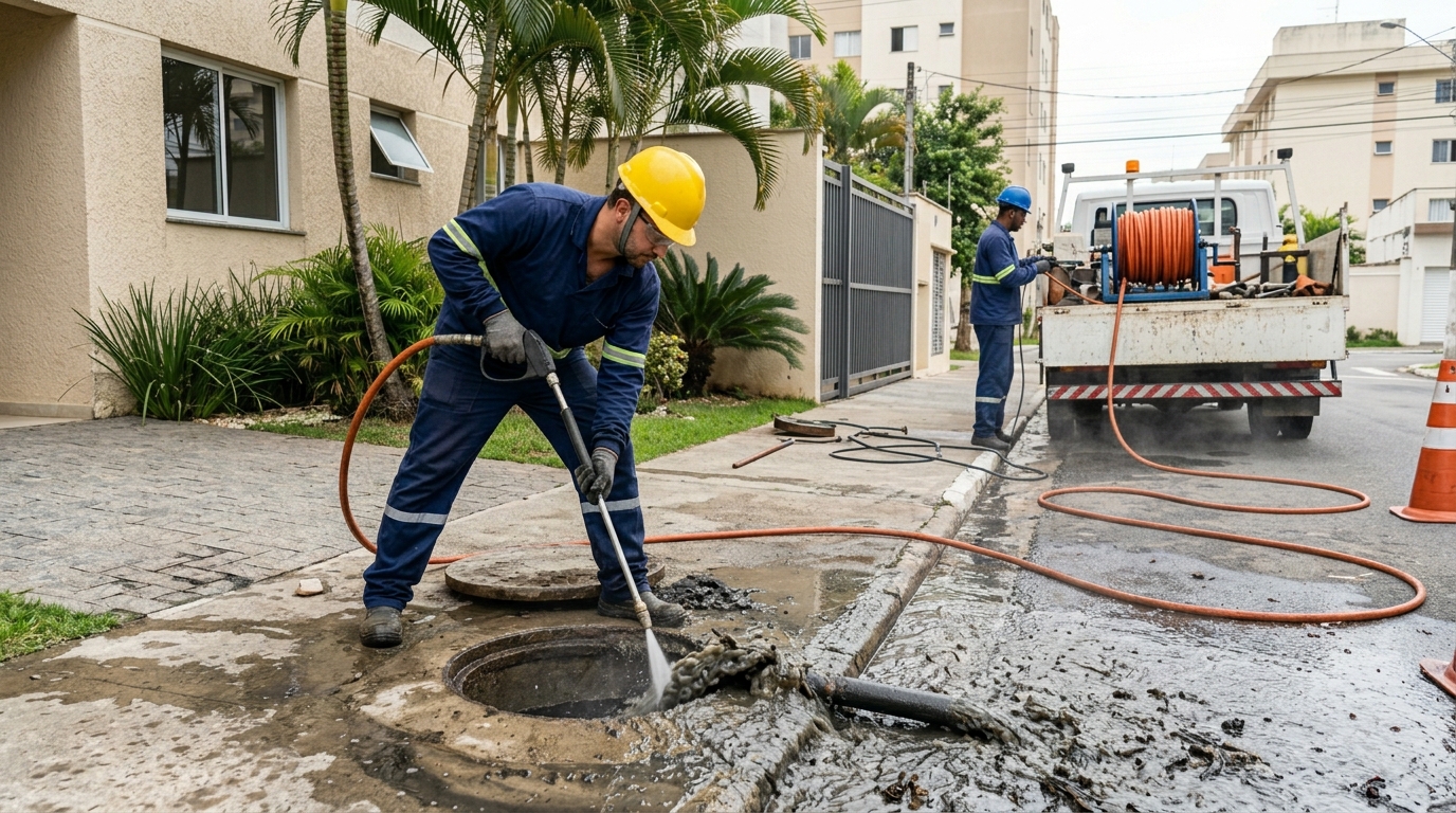 Hidrojateamento Industrial em Santos‑SP