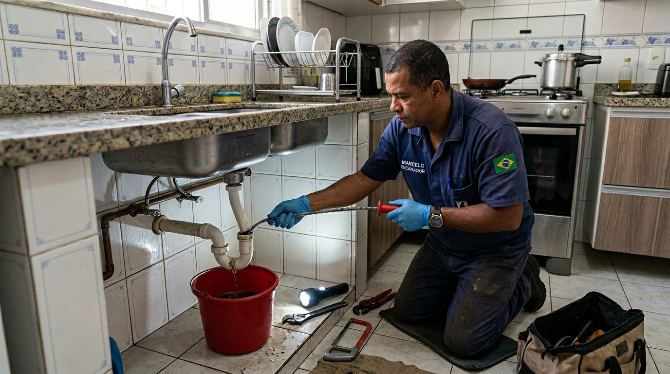 Limpeza de Canos com Equipamento em Santos‑SP