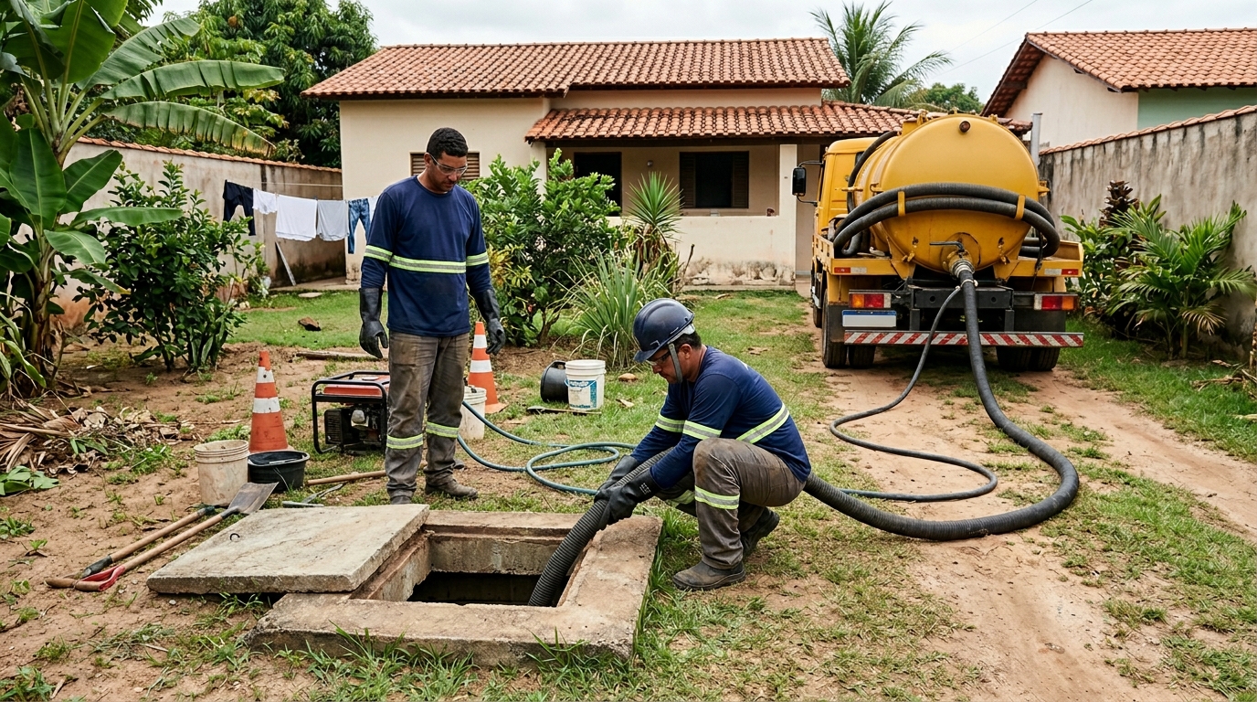 Limpeza de Fossa em Santos‑SP